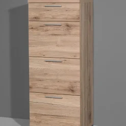 Schubladenblock Tosun 84 cm mit 4 Schubladen - Eiche
