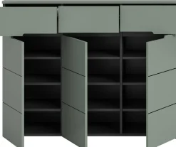 Schuhschrank Canu Xonox - Smoke Green - 120x94x37 cm