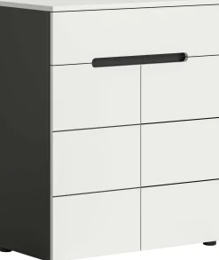 Schuhschrank Canu Xonox - Weiß - 80x94x37 cm