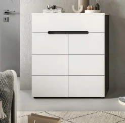 Schuhschrank Canu Xonox - Weiß - 80x94x37 cm
