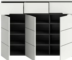 Schuhschrank Canu Xonox - Weiß - 120x94x37 cm