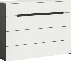Schuhschrank Canu Xonox - Weiß - 120x94x37 cm