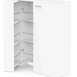 Schuhschrank Cuba - 100x33x114cm - 2 Türen - weiß