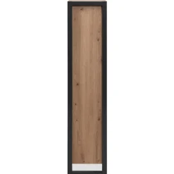 Schuhschrank Damon - 70x25x125cm - 3 Türen - Eiche Dekor