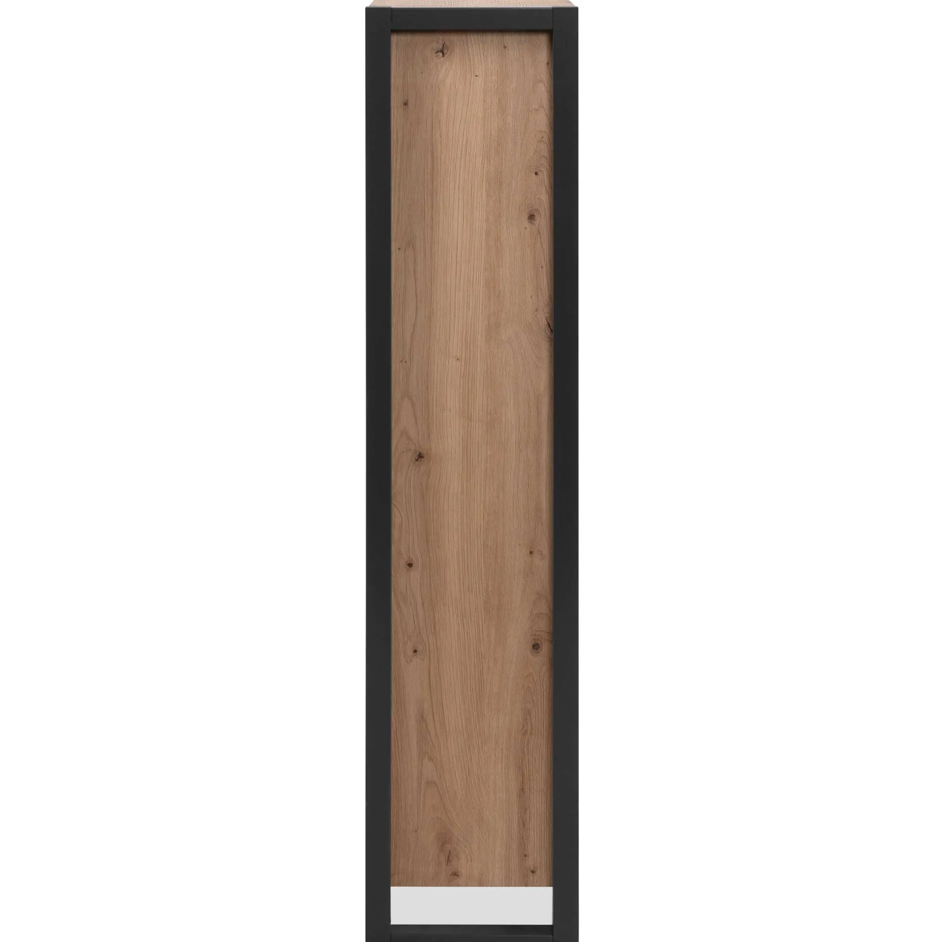 Schuhschrank Damon - 70x25x125cm - 3 Türen - Eiche Dekor