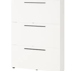 Schuhschrank Jonas 100cm mit drei Türen - weiß