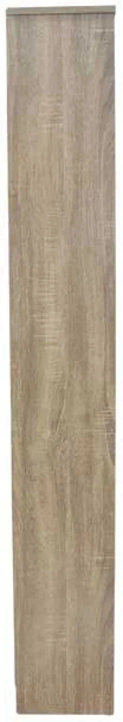 Schuhschrank Marcel - 85x24x159cm - mit Spiegel - Eiche Dekor