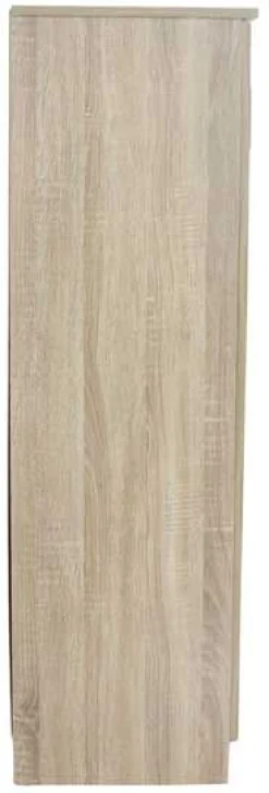 Schuhschrank Maurice - 60x37x122cm - 2 Türen - Eiche Dekor
