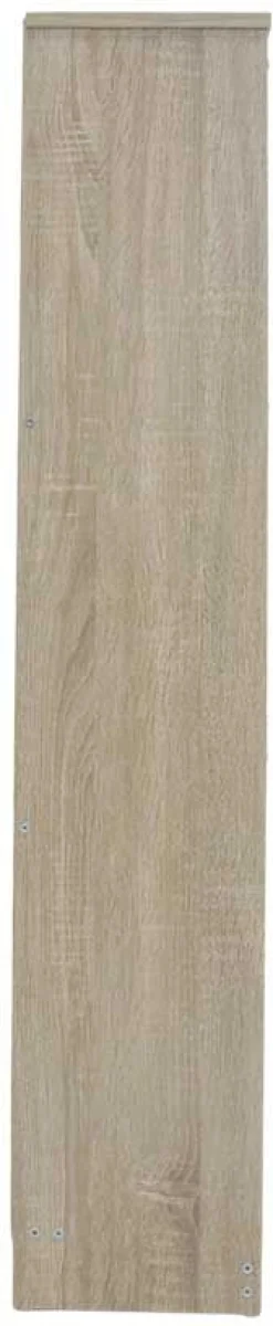 Schuhschrank Mex - 60x23x123cm - 3 Türen - mit Spiegel - Sonoma Eiche