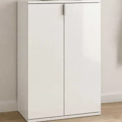 Schuhschrank Projekt X Xonox - Weiß Hochglanz - 61x99x34 cm