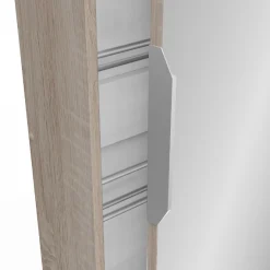 Schuhschrank Zayah-gebürstete Eiche
