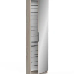 Schuhschrank Zayah-gebürstete Eiche