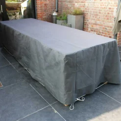 Schutzhülle für Gartenmöbel Gescova - Polyester - 310x140 cm - Grau