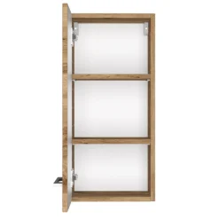 SefaBadezimmer : Wandschrank, Spiegelschrank, Waschtischunterschrank - Eiche