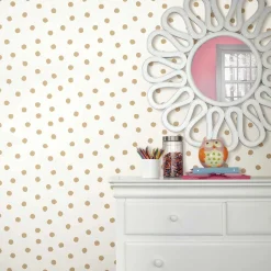 Selbstklebende Tapete Gold Dot