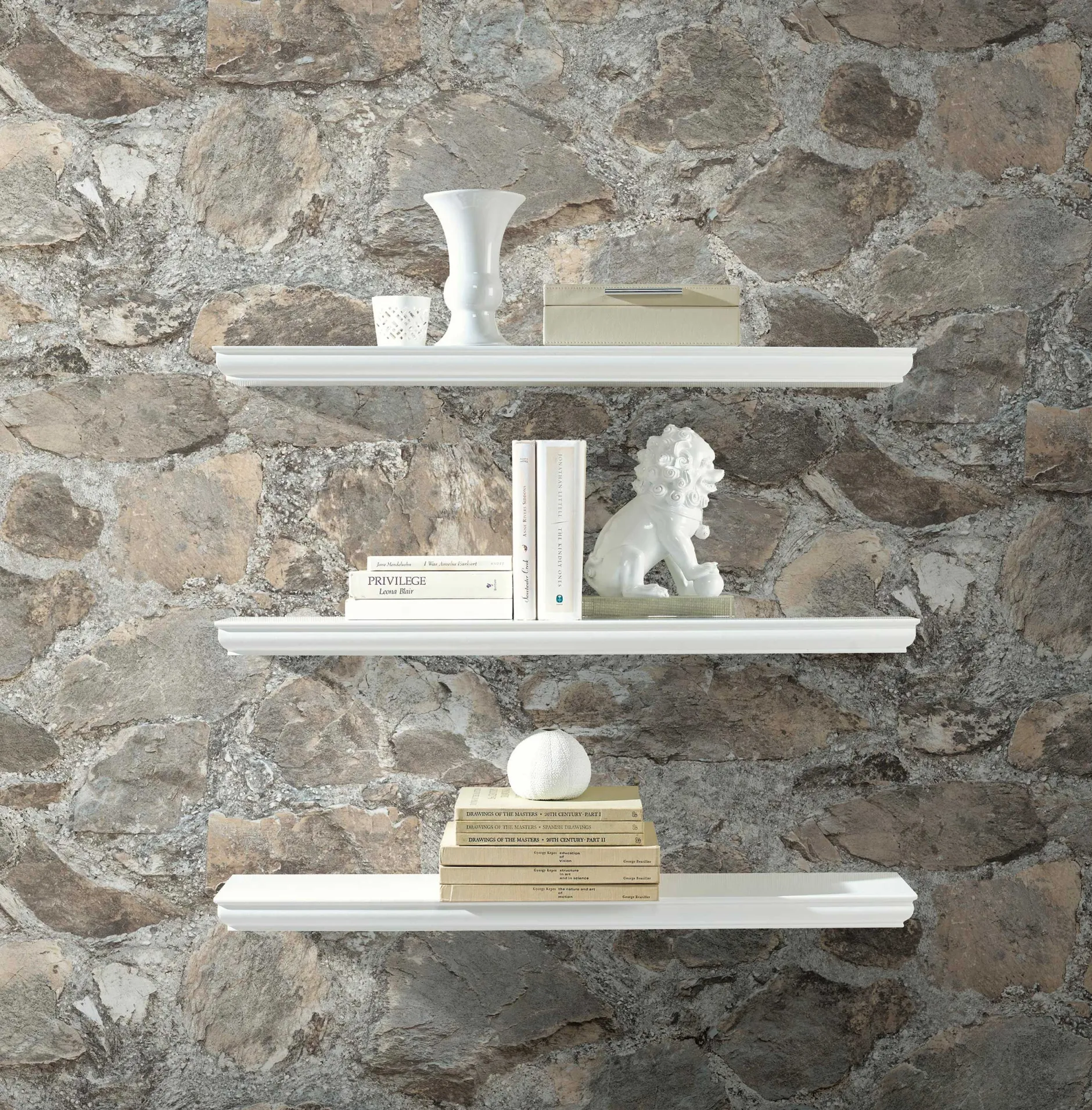 Selbstklebende Tapete Weathered Stone