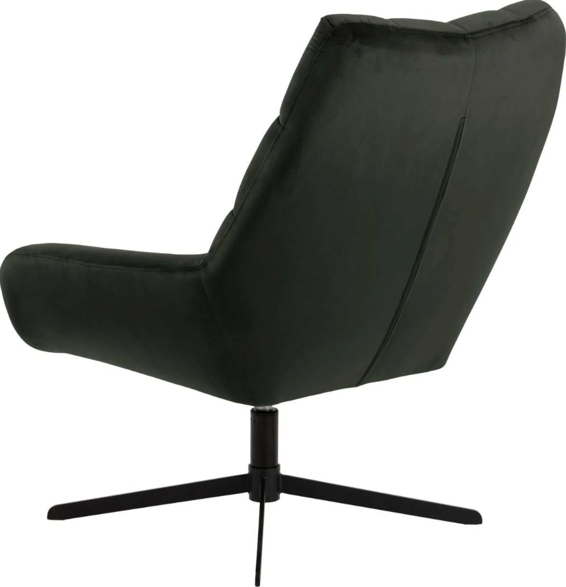 Sessel Paris - 73x82x88 cm - drehbar - dunkelgrüner Samt