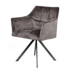 Sessel Rasto velours - anthrazit