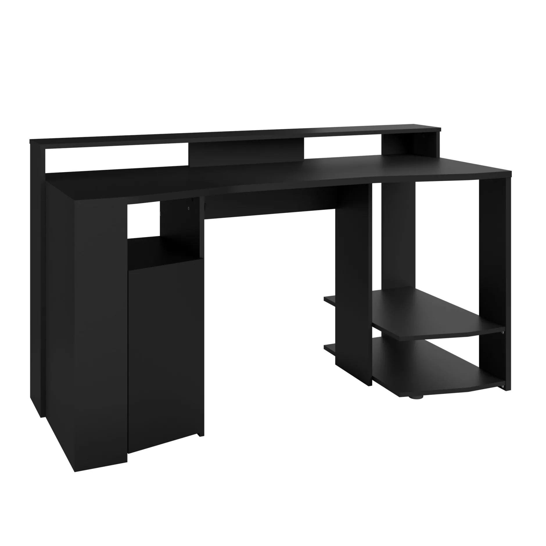 Set Gaming | Schreibtisch und Bücherregal