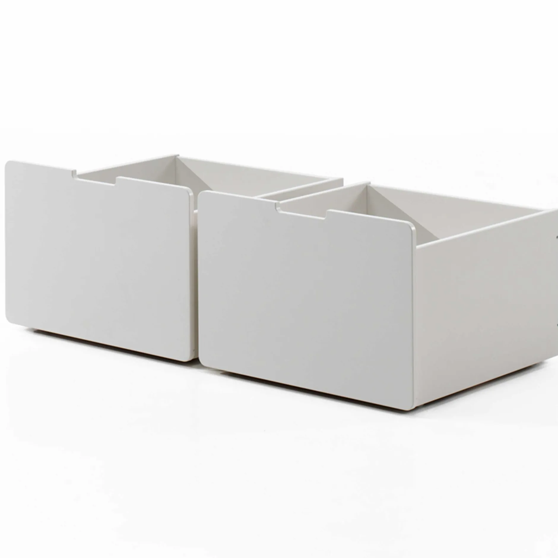 Set mit 2 Schubladen Pip - weiß