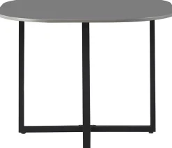 Set Tisch und Stühle Eva | 100 x 100 x 75 cm | Grau