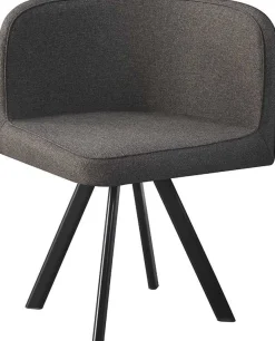Set Tisch und Stühle Eva | 100 x 100 x 75 cm | Grau