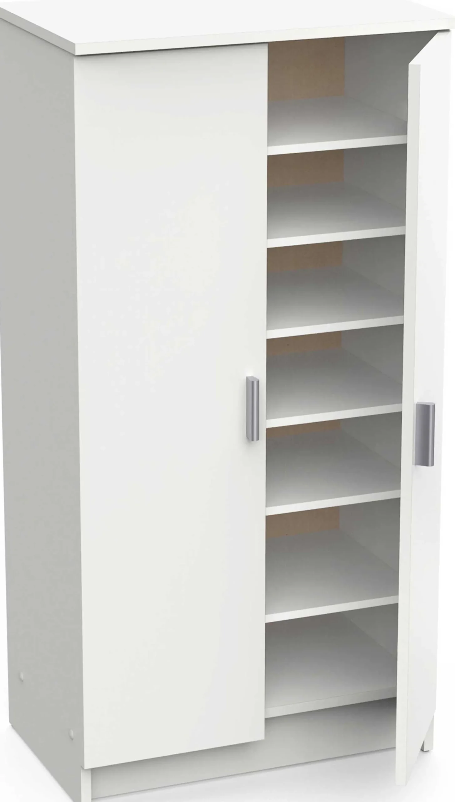 Shelly matt weißer Schuhschrank