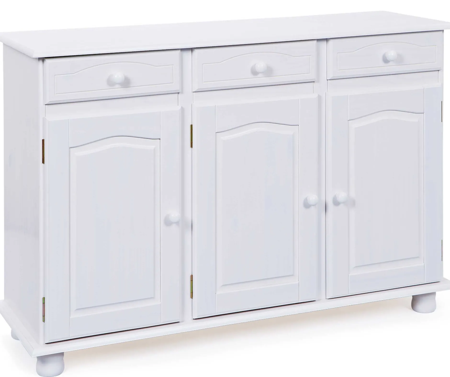 Sideboard Abaco (3 Türen) - weiß
