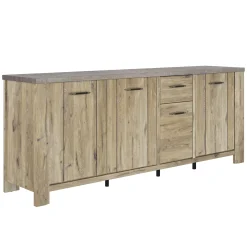 Sideboard Basalte | 220 x 50 x 88 cm | Viking Oak Design