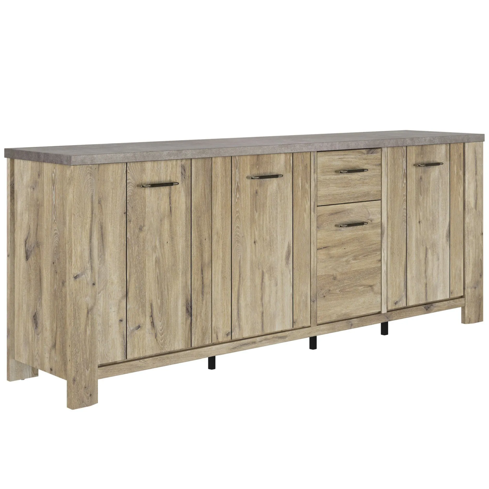 Sideboard Basalte | 220 x 50 x 88 cm | Viking Oak Design