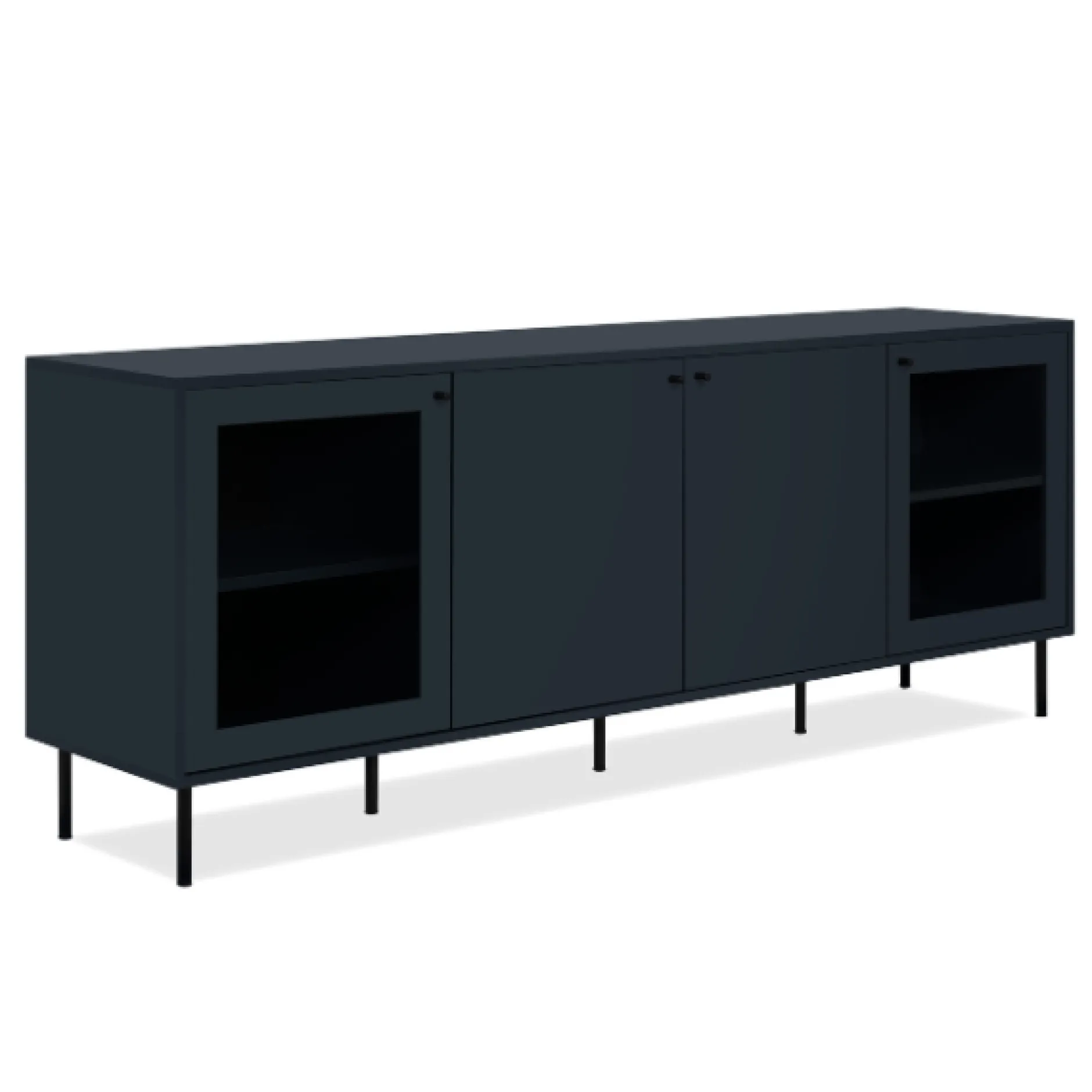 Sideboard Carillon 180cm mit vier Türen - navy blau