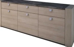 Sideboard Iris - Graue Eiche