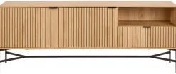Sideboard Jaipur - 180x40x70cm - 2 Türen und 1 Schublade - Eichendekor