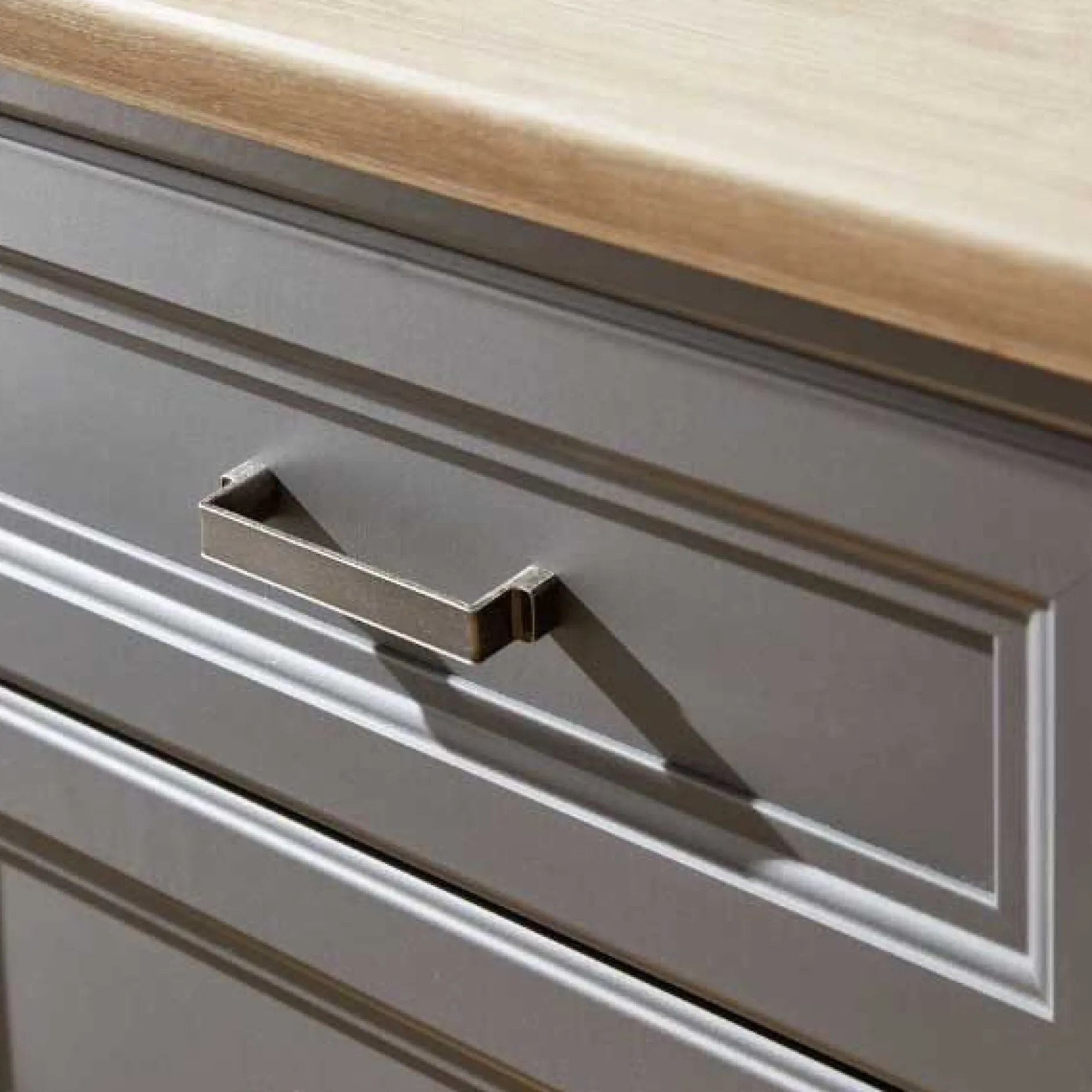 Sideboard Samine 3 Schubladen 3 Türen - graphit/quecksilber