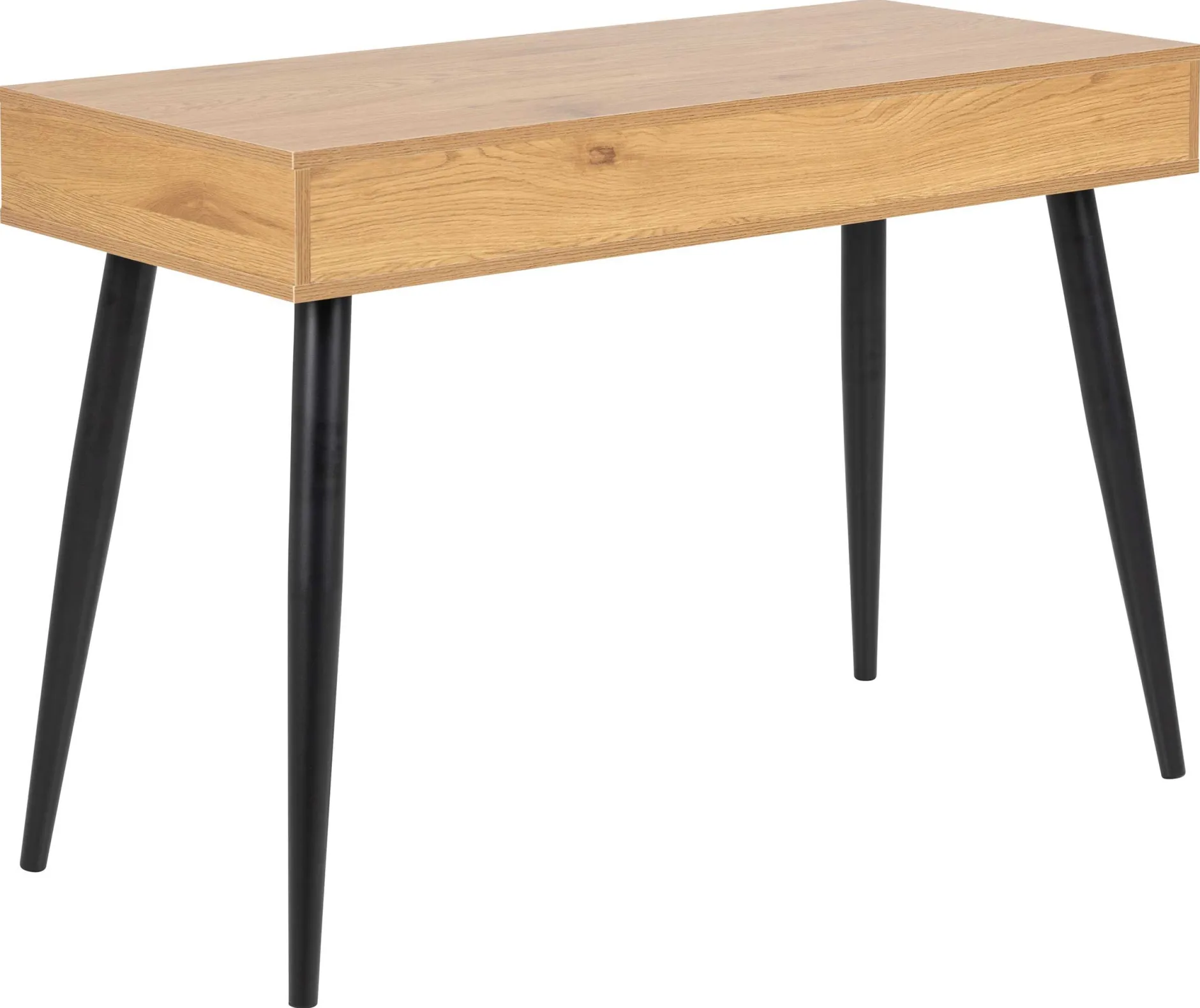 Sideboard/Schreibtisch Jupiter 110 cm 3 Schubladen - Wildeiche/schwarz