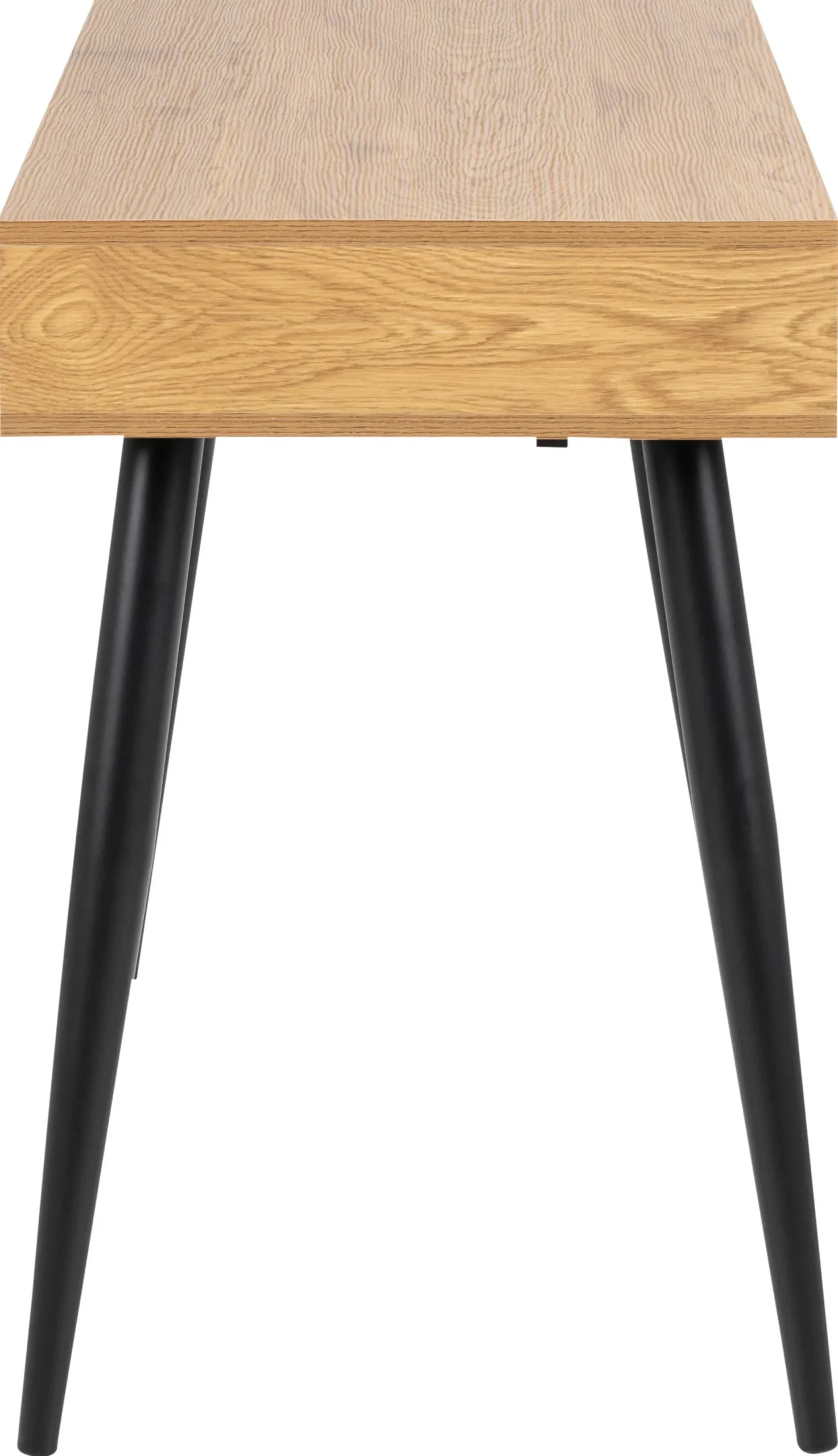 Sideboard/Schreibtisch Jupiter 110 cm 3 Schubladen - Wildeiche/schwarz