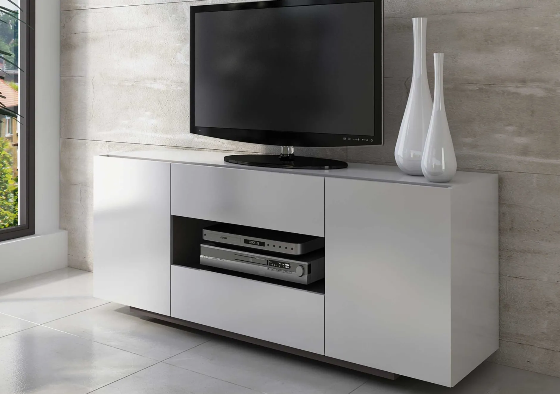 Sideboard / TV-Schrank Ivo - weiß
