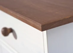 Sideboard Westerland 3 Türen- weiß/braun