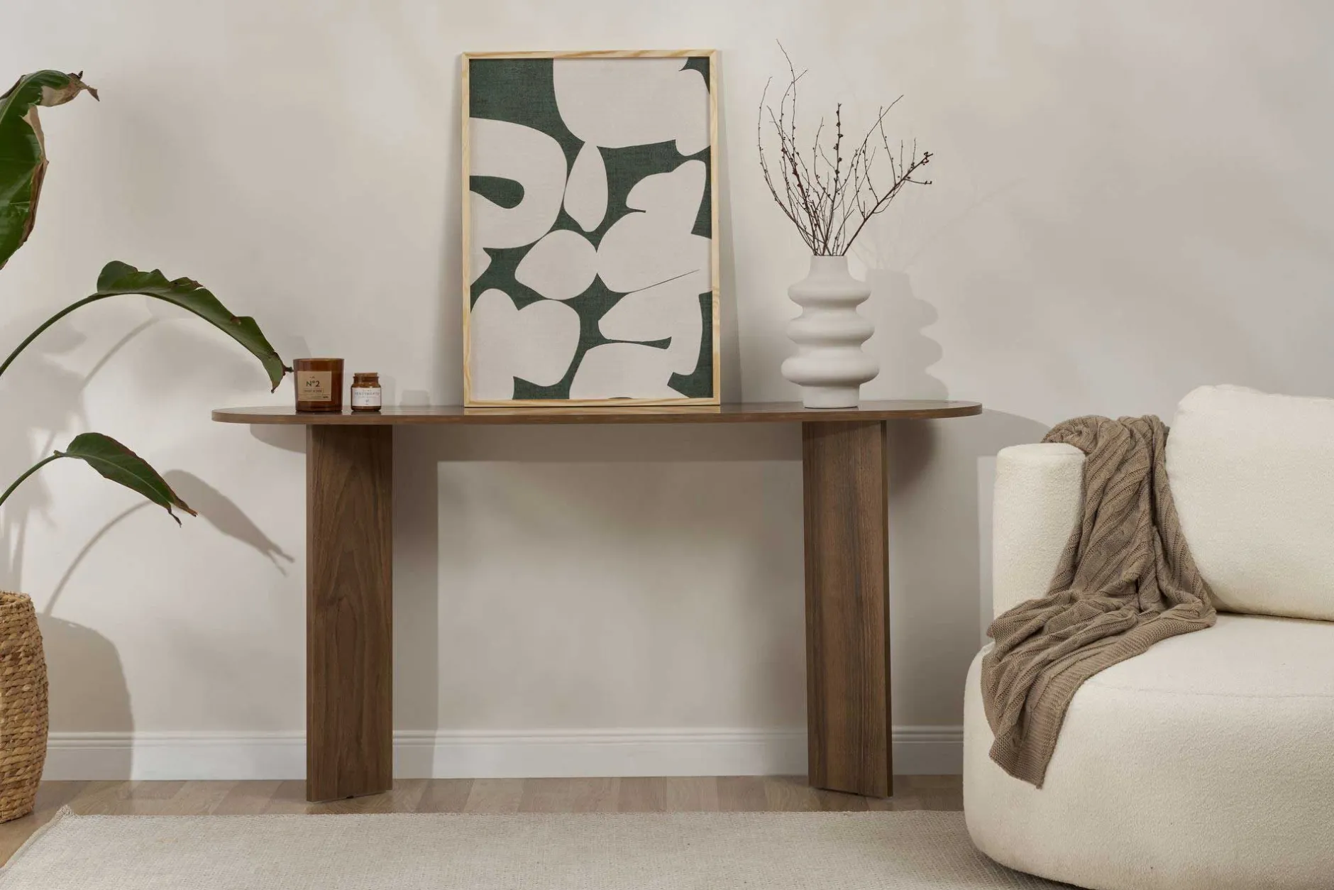 Sira Sideboard | 100 % MELAMIN | Walnuss