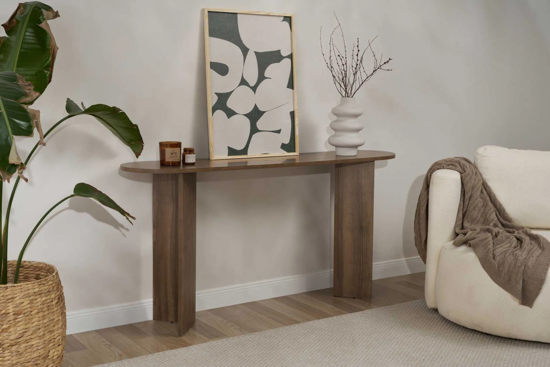 Sira Sideboard | 100 % MELAMIN | Walnuss