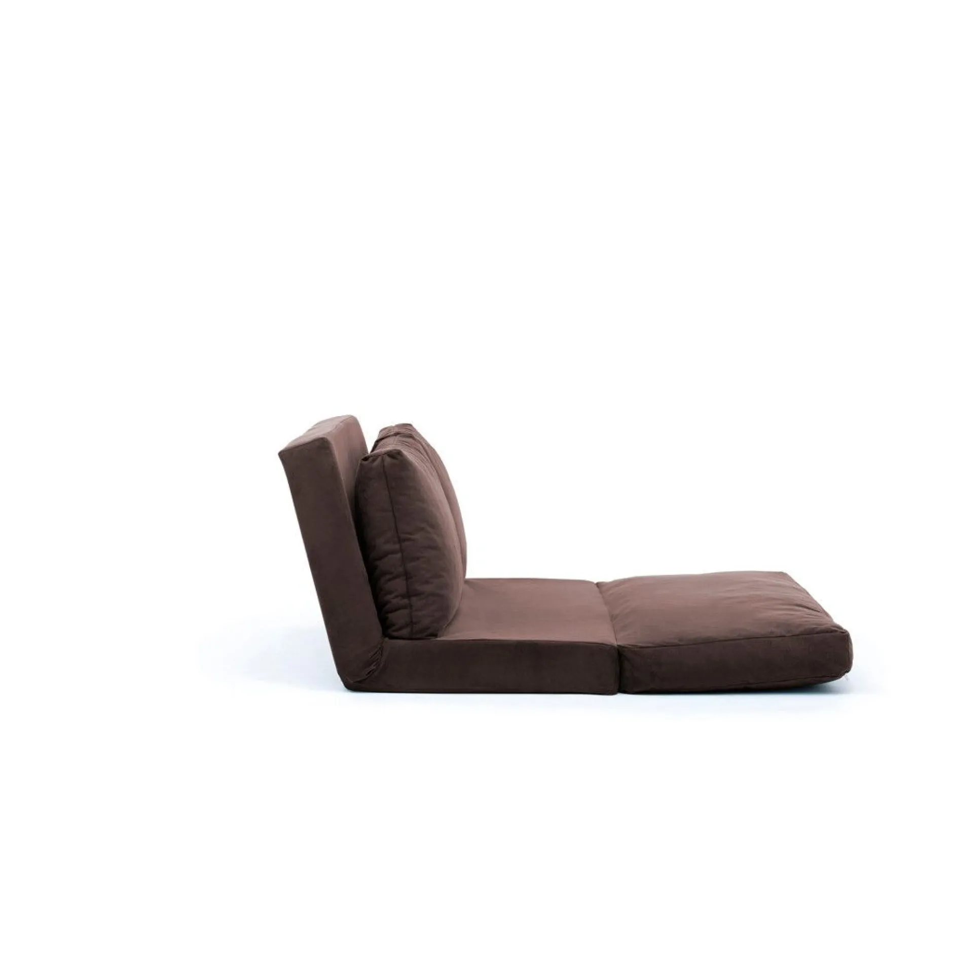 2-Sitzer Sofa-Bett | Komfort und Stil mit Metallrahmen | Braun