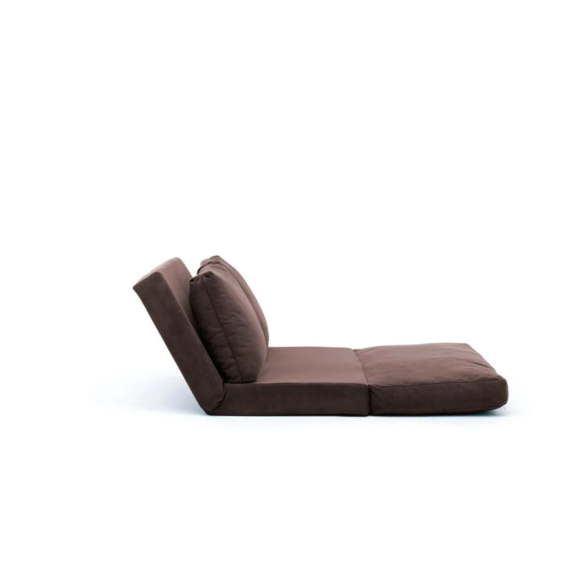 2-Sitzer Sofa-Bett | Komfort und Stil mit Metallrahmen | Braun