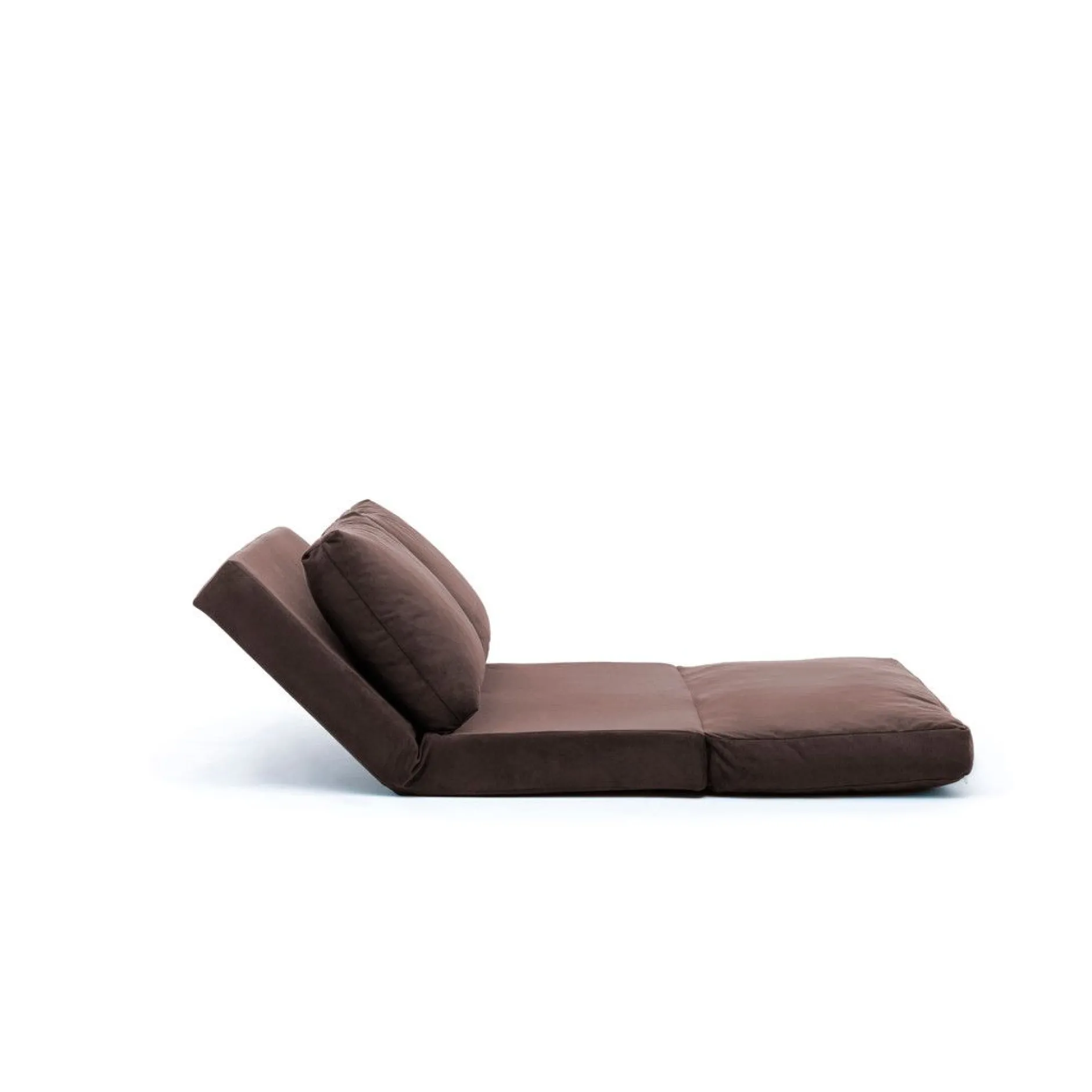2-Sitzer Sofa-Bett | Komfort und Stil mit Metallrahmen | Braun