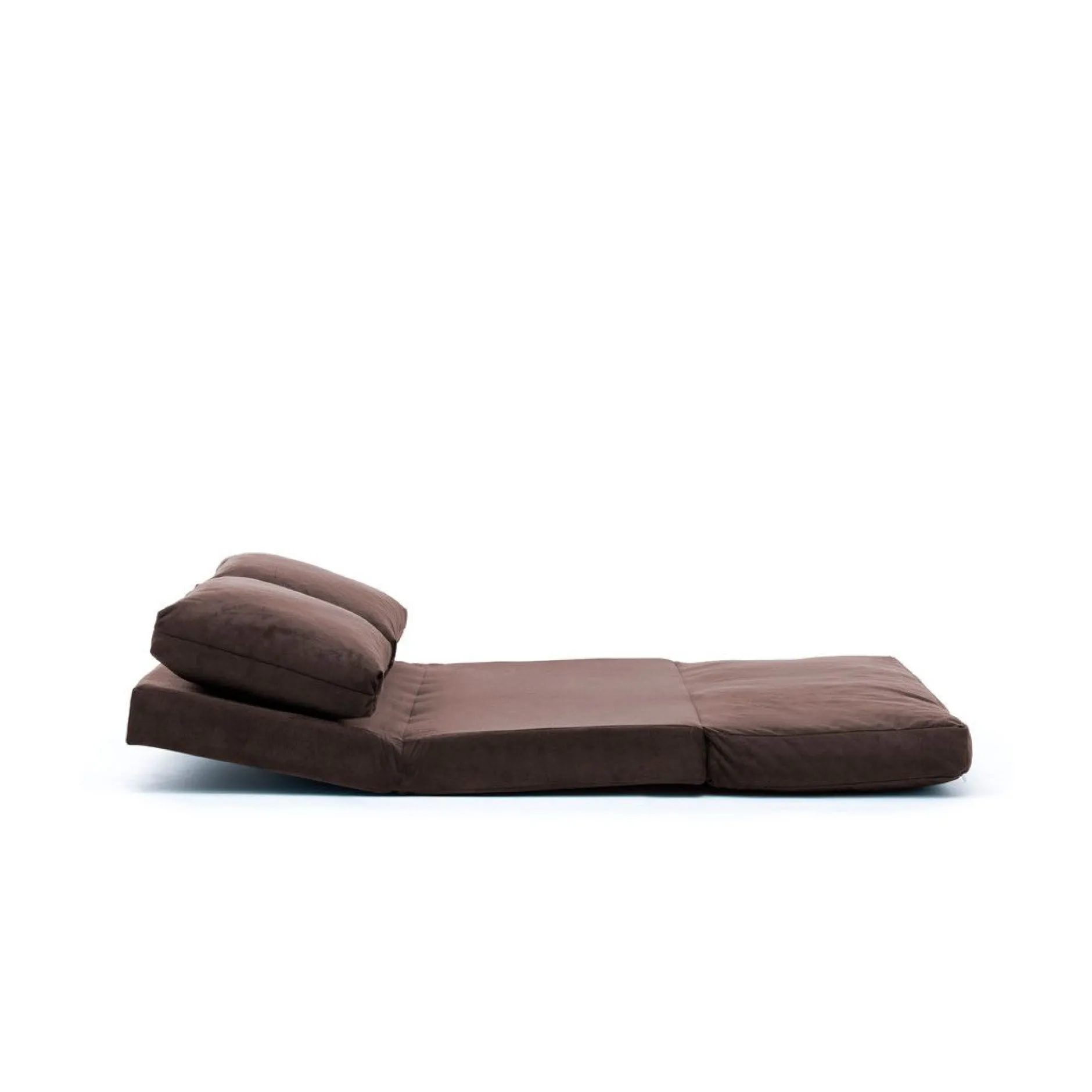 2-Sitzer Sofa-Bett | Komfort und Stil mit Metallrahmen | Braun