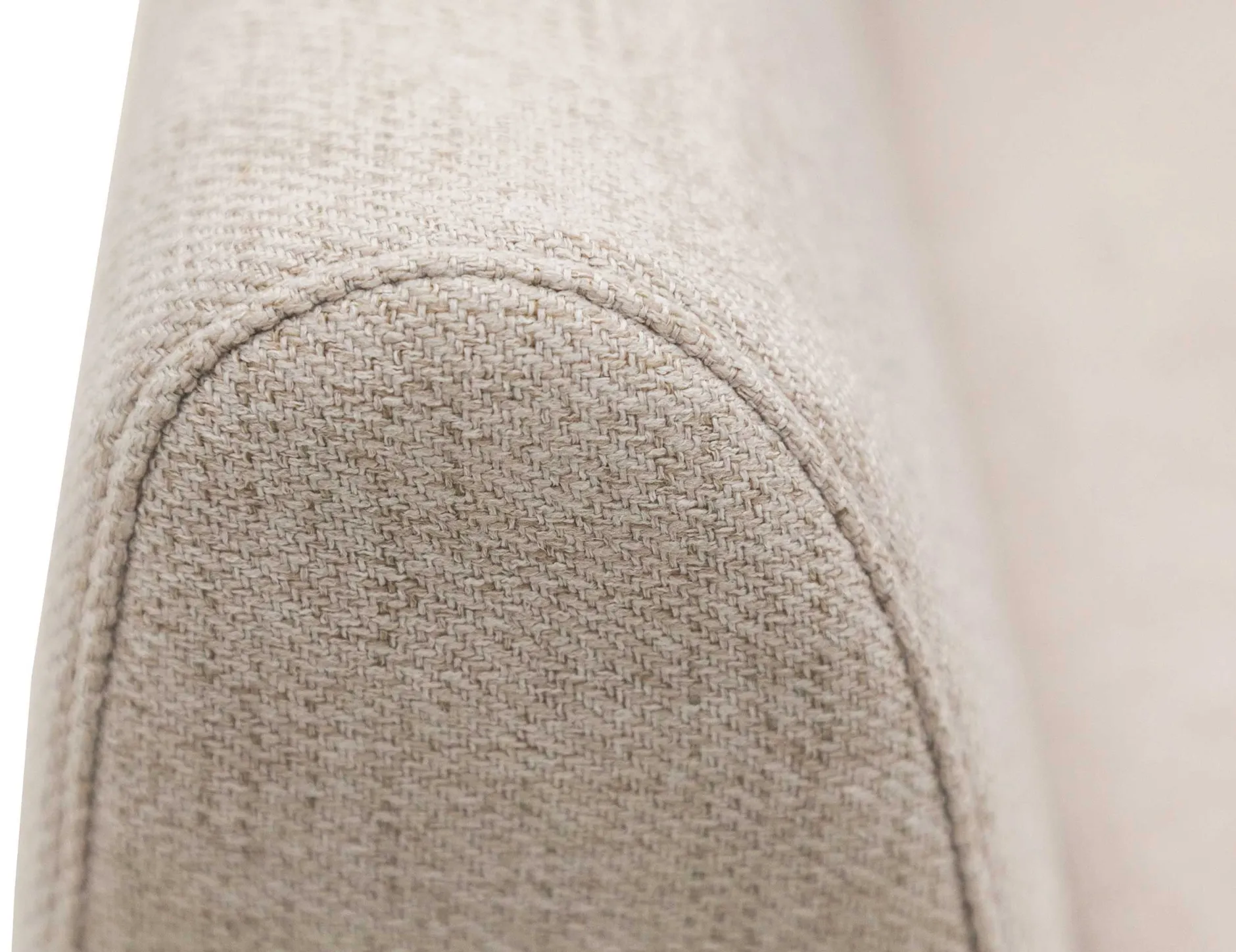2-Sitzer Sofa Lino - 145x78x92cm - beige Stoff