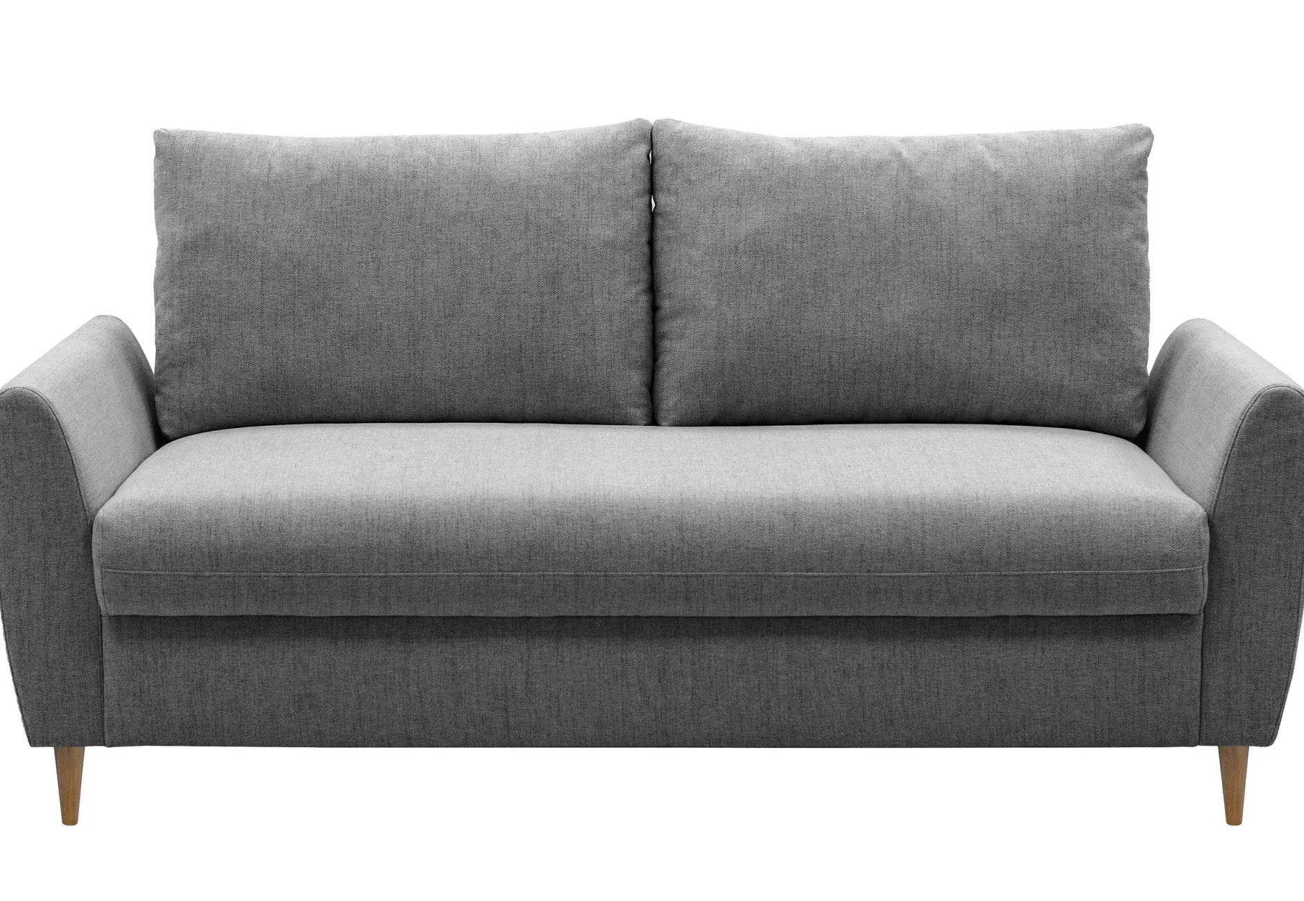 3-Sitzer Sofa Lino - 180x78x92cm - grauer Stoff