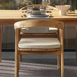 Sitzkissen Jakarta Gescova - Papyrus Design - 55x60x4 cm - Beige