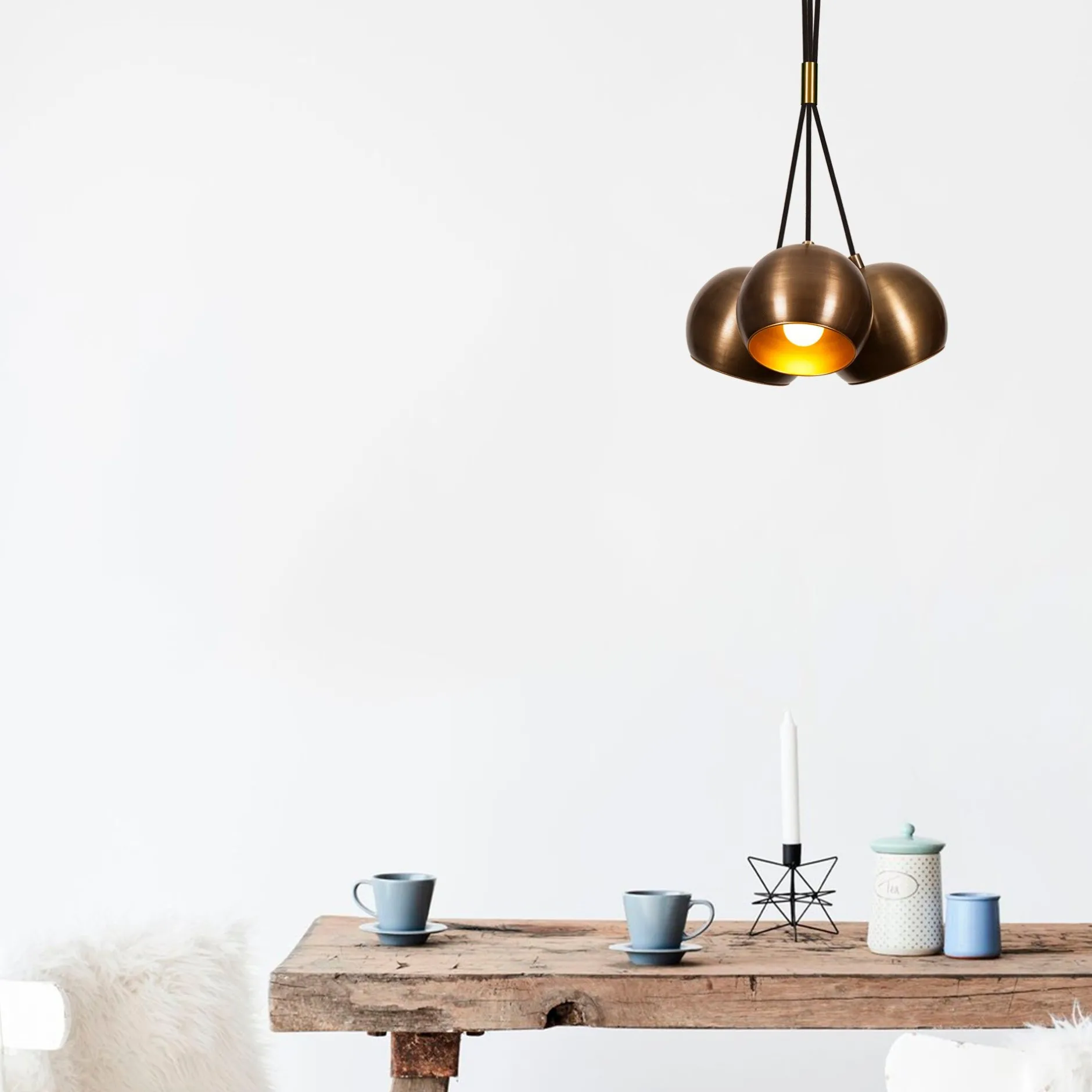 Sivani Kronleuchter | METALLGEHÄUSE | Vintage