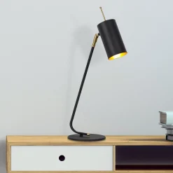 Sivani Tischlampe | IRON BODY | Schwarz, Gold