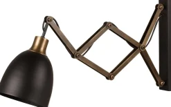Sivani Wandleuchte | METALLGEHÄUSE | Schwarz, Vintage